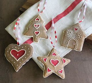 gingerbread decorations by posh totty designs interiors