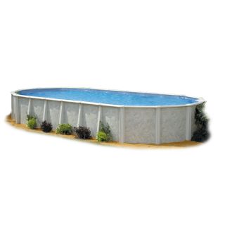 Embassy PoolCo Meadow Breeze 30 ft x 15 ft x 52 in Oval Above Ground Pool