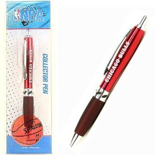 Chicago Bulls Pen in Collectors Box  Sports Fan Writing Pens  Sports & Outdoors