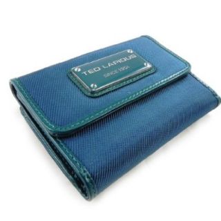 Wallet wallet "Ted Lapidus" turquoise. Shoes