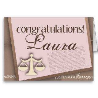 Congratulations Law School Graduate Cards