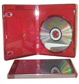 25 Empty Standard Red Replacement Boxes / Cases for HD DVD Movies #DVBR12HD Electronics