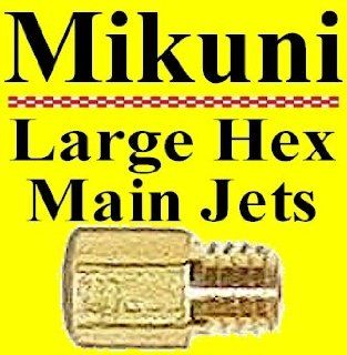 Genuine Mikuni 4/042 Hex Main Jet Fuel Jets Carb Carby Carburetor Mukuni Gas Principal Carburateur Gicleurs Gicleur Automotive