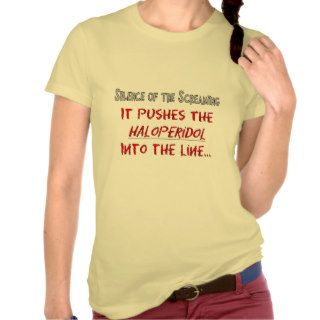 Funny Nurse T Shirts "Silence of the Screaming"