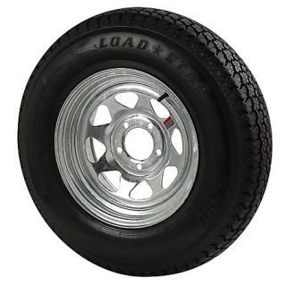 Kenda Loadstar 205/75 x 14 Bias Trailer Tire w/5 Lug Galvanized Spoke Rim 81059