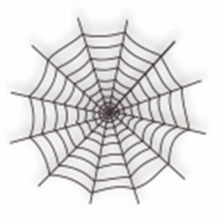 Halloween Spider Web Photo Cutouts