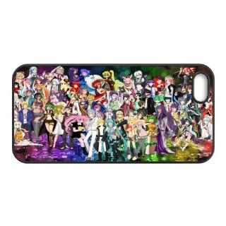 Animated Series 4 Vocaloid Print Black Case With Hard Shell Cover for Apple iPhone 5 Cell Phones & Accessories