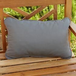 Clara Grey Outdoor Sunbrella Pillows (Set of 2) Outdoor Cushions & Pillows