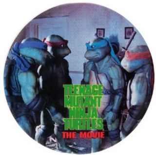 "TEENAGE MUTANT NINJA TURTLES/THE MOVIE" LARGE 6" BUTTON. Entertainment Collectibles