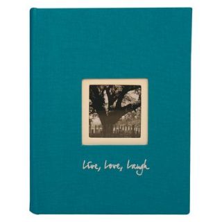 Photo Album 2 Up Live Love Laugh Blue Green