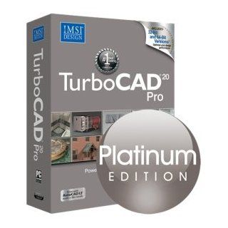 IMSI 00TCP520XX05 TURBOCAD PRO20 PLATINUM EDITION 2D/3D FULL FEATURED CAD Computers & Accessories