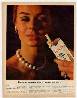 1962 Offer a Tiparillo To a Lady? Cigar Print Ad (6059)  