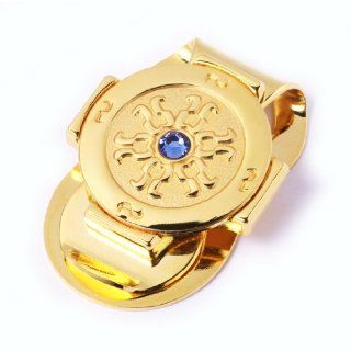 Pixma Belt Clip Crystal Ball Marker Set, BLUE Stone with Shinny Gold Plating  Golf Ball Markers  Sports & Outdoors