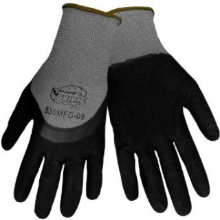 Global Glove 530MFG Tsunami Grip Nitrile Glove, Work, Medium, Gray/Black (Case of 72)