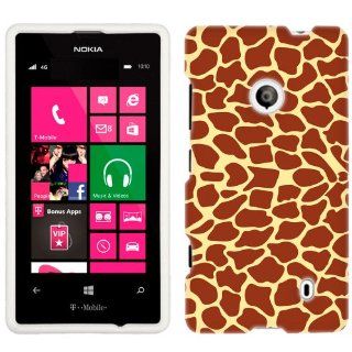 Nokia Lumia 521 Giraffe Print Phone Case Cover Cell Phones & Accessories