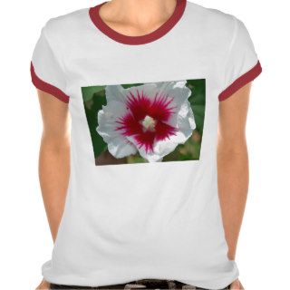 Red & White Starburst Flower Tee Shirts