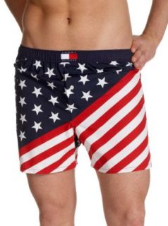 Tommy Hilfiger Men's New Stars and Stripes Boxer, Multi, Large at  Mens Clothing store