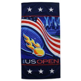 Wilson US Open 2011 Theme Art Jumbo Beach Towel   Navy Sports & Outdoors