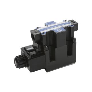 Northman Fluid Power Hydraulic Directional Control Valve – 26.4 GPM, 4500 PSI, 2-Position, Spring Offset, 12 Volt DC Solenoid, Model# SWH-G03-B2-D12-10  Power Solenoid