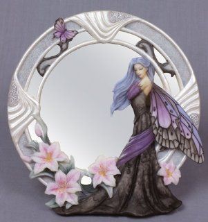 Silver Moon Fairy Mirror Jessica Galbreth New Gift   Collectible Figurines