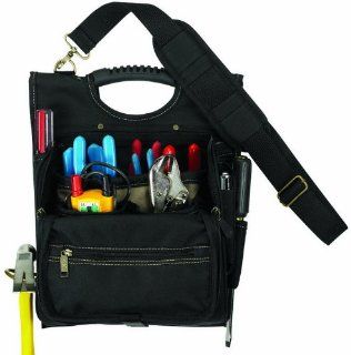 Custom LeatherCraft 1509 21 Pocket Zippered Professional Electricians Tool Pouch   Electrician Tool Pouch  