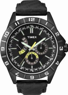 Timex T2N520 Mens Style Retrograde All Black Watch at  Men's Watch store.
