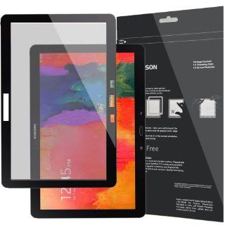 i Blason Samsung Galaxy Tab Pro 10.1 Screen Protector   Bubble Free HD Clear for SM T520/525 Reusable (Black) Computers & Accessories