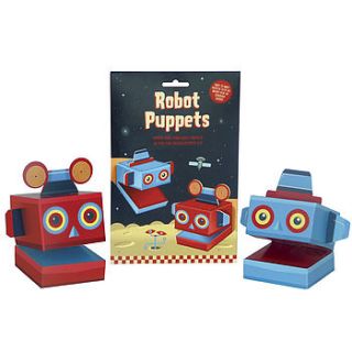 create your own robot puppets activity kit by clockwork soldier