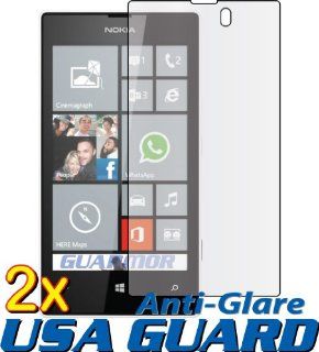 2x Nokia Lumia 521 (T Mobile) Premium Anti Glare Anti Fingerprint Matte Finishing LCD Screen Protector Guard Shield Cover Kits. (GUARMOR Brand) Cell Phones & Accessories