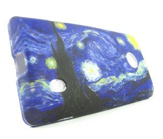 Kaleidio (TM) Hard Snap on Case for Nokia Lumia 521 (T Mobile)   Starry Night by Vincent Van Gogh (Package Includes Overbrawn Prying Tool) Cell Phones & Accessories