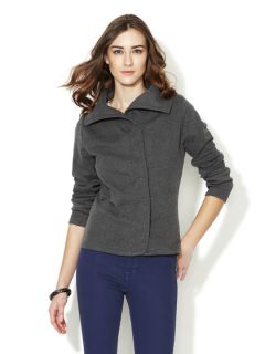 Wide Collar French Terry Jacket by Atwell