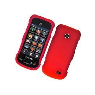 Samsung T528 SGH T528G Red Hard Cover Case Cell Phones & Accessories