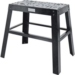 Klutch Power Tool Stand with Grid-Pattern Top — 28in. High  Work Tables