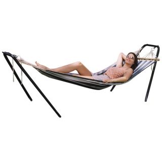 Texsport Crystal Bay Fabric Hammock with Stand Combo