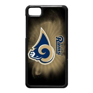 St. Louis Rams Hard Plastic Back Protective Cover for BlackBerry Z10 Cell Phones & Accessories