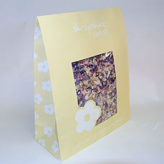 100 handfuls of wedding confetti by shropshire petals