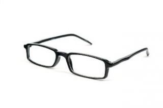 Fashion Clear Slim Lens Thin Rim Eye Glasses P524CL (Black) Clothing