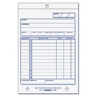 Rediform Sales Form, Carbonless Triplicate, 4.25 x 6.38 Inches, 50 Sets per Book (5L528)  Blank Purchase Order Forms 