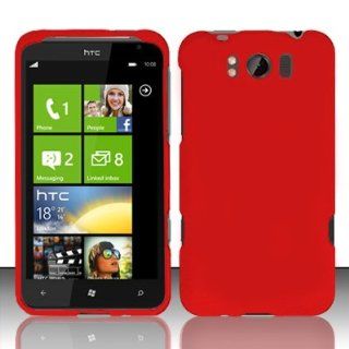 HTC Titan X310e Case Chil Red Hard Cover Protector (AT&T) with Free Car Charger + Gift Box By Tech Accessories Cell Phones & Accessories
