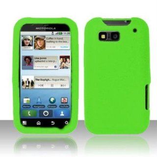 Neon Green Silicon Case for MOTOROLA Motorola Defy MB525 Cell Phones & Accessories