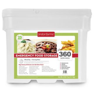 Lindon Farms 360 Servings Freeze Dried Emergency Food Storage Kit 773609