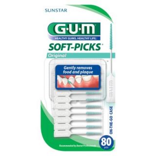 GUM Soft Flexible Picks   80 Pack
