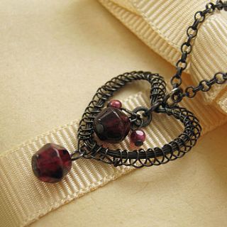 petite heart pendant by judith brown jewellery