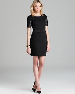 MARC BY MARC JACOBS Dress   Dempsey Drill Leather Sleeve's