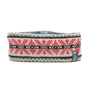 hayward cloud nine fair isle headband by k nit