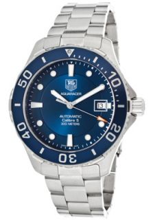 Tag Heuer WAN2111.BA0822  Watches,Mens Aquaracer Automatic Blue Dial Stainless Steel, Luxury Tag Heuer Automatic Watches