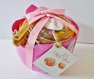 pink artisan cookie mix baking gift set by katie bakes