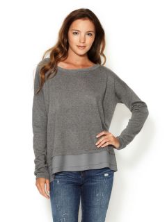 Silk Cashmere Chiffon Trimmed Sweater by Firth