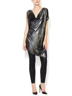 Ombre Sequin Metallic Tunic by Gold Hawk