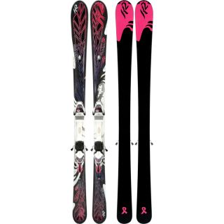 K2 T Nine Free Luv Alpine Ski w/Marker ERS 11.0 TC Binding   Womens